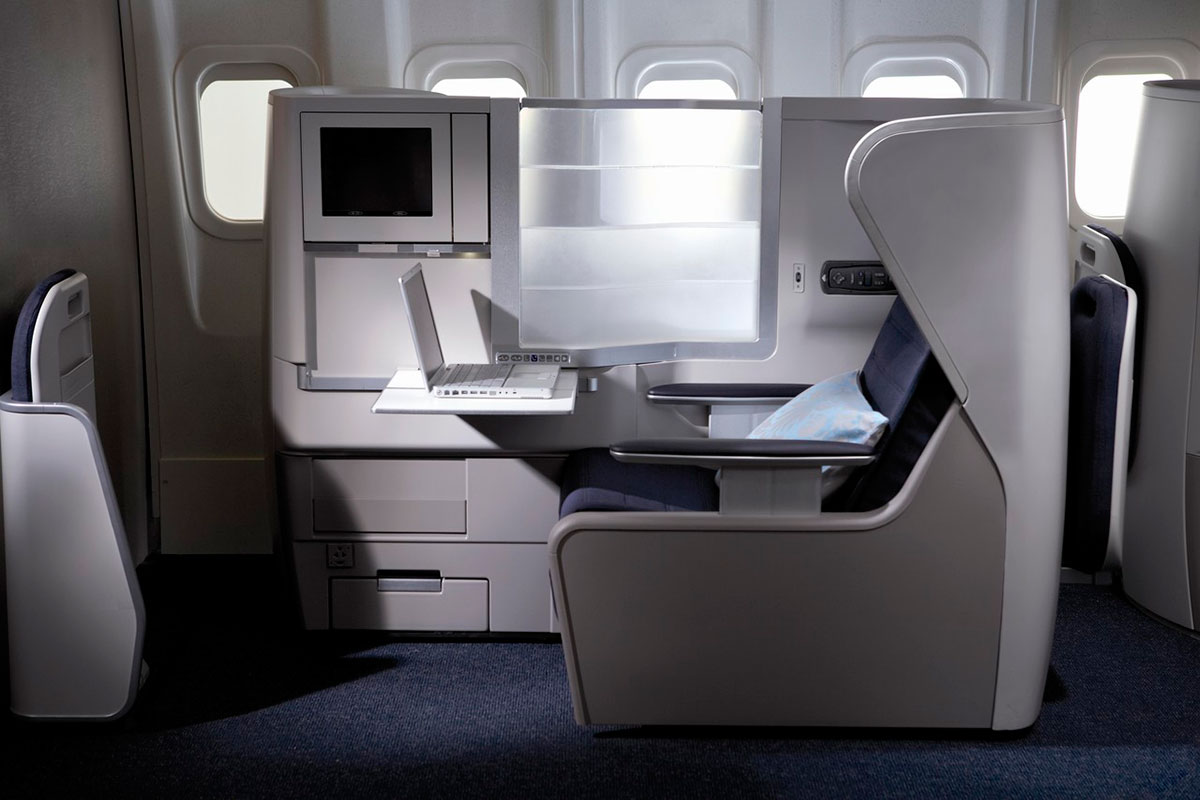 A BA Club World seat. Photo from British Airways.