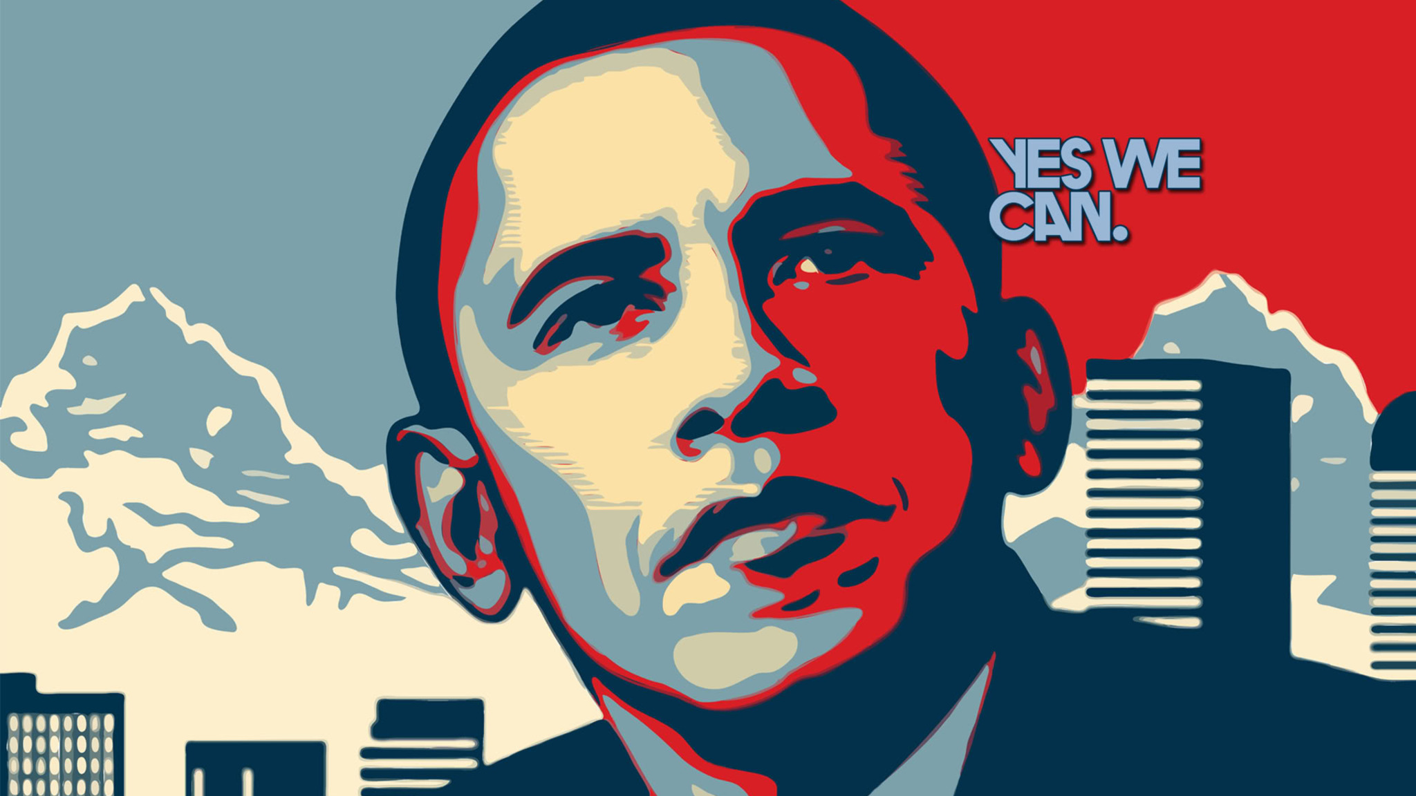 Obama campaign Yes we can|