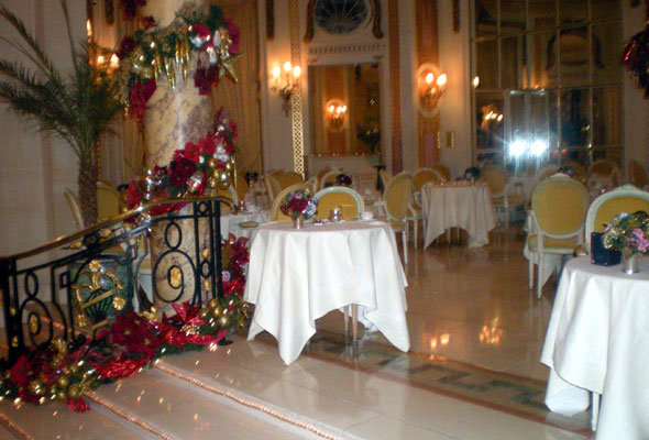 Christmas decorations at the Ritz|Christmas decorations at the Ritz|HSMAI Europe's Advisory Board in session 9 December 2010|HSMAI Europe's Advisory Board 9 December 2010
