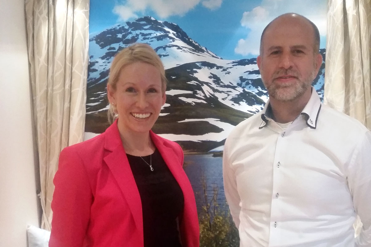 Terri Scriven Industry Head of Hospitality in Google UK and Niklas Schlappkohl Senior Director eCommerce in Carlson Rezidor Hotel Group elected Vice Chair and Chair respectively of the HSMAI Europe Digital Marketing Advisory Board in Google Norway's Oslo offices.