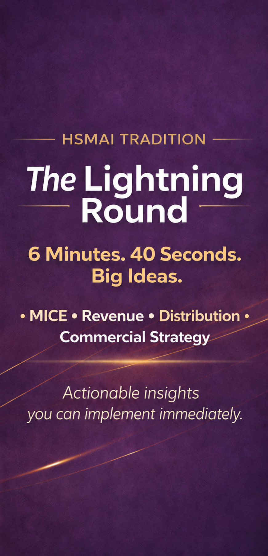 Lightning Rounds